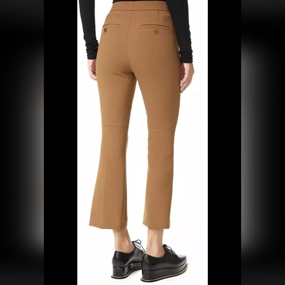 Theory Erstina Pionner Cropped Vicuna Brown Pants Size 0 $295 NWT - Picture 4 of 9